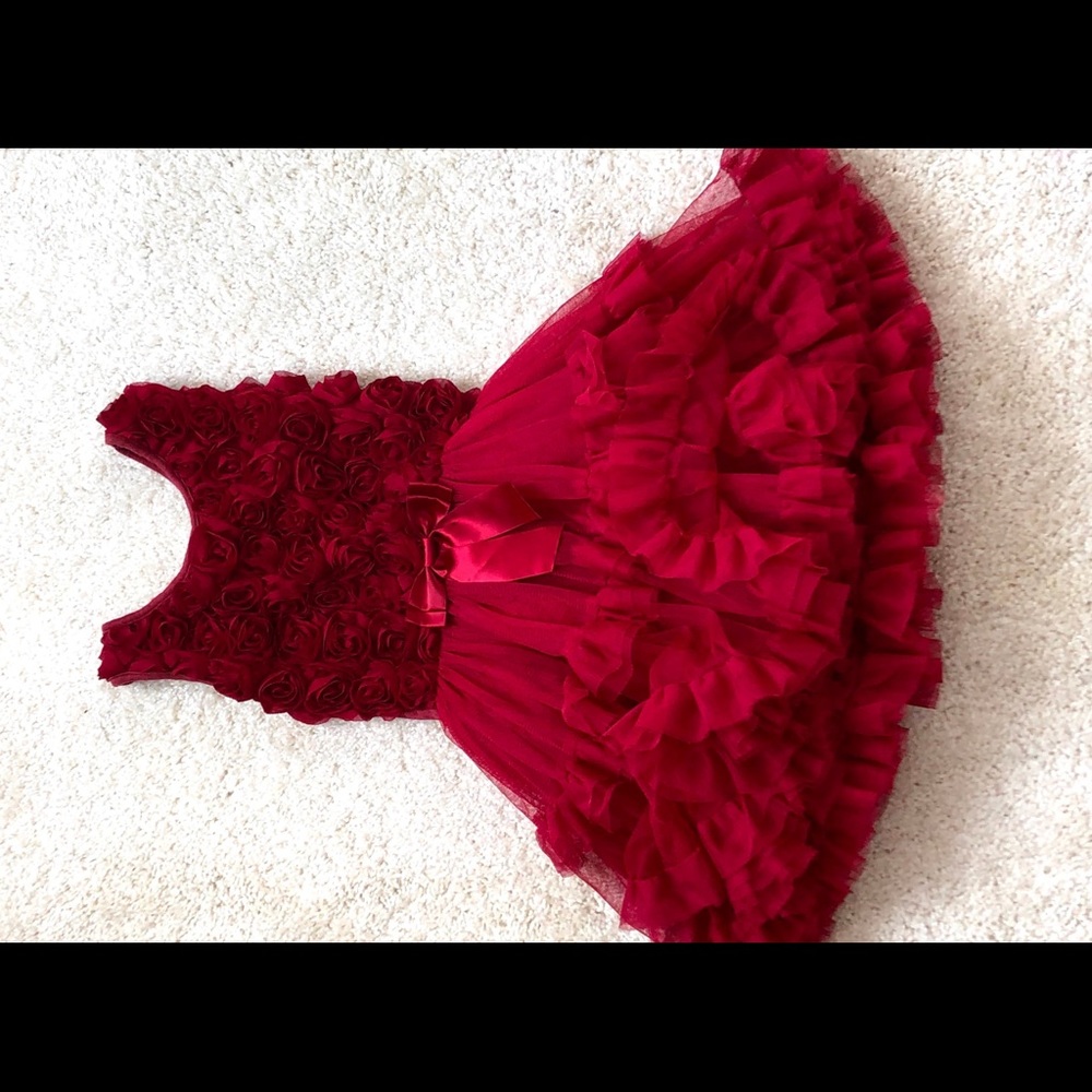 Kids red dress